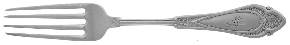 Venetian (Sterling, 1875) Fork by Wood & Hughes-1