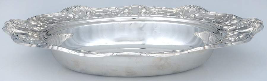 Grand Victorian (Silverplate, Hollowware) Double Vegetable Bowl-No Lid by Wallace Silver-1