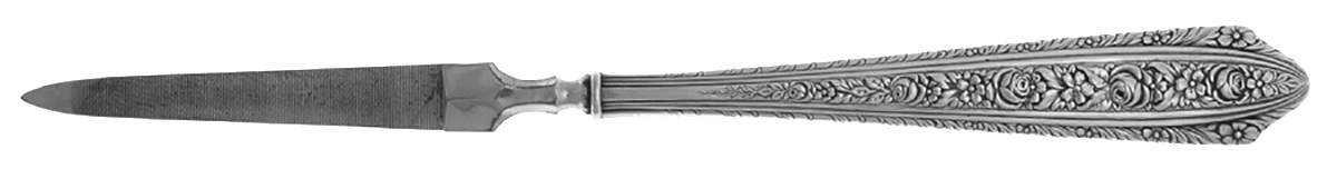Normandie (Sterling, 1933, Hollowware) Hollow Handle Nail File by Wallace Silver-1