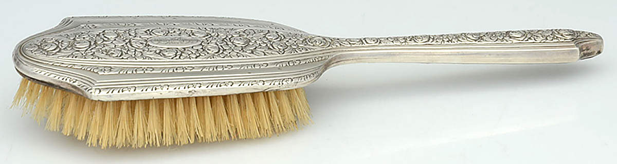 Normandie (Sterling, 1933, Hollowware) Hair Brush by Wallace Silver-1