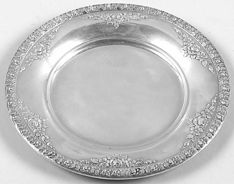 Normandie (Sterling, 1933, Hollowware) Bread Plate by Wallace Silver-1
