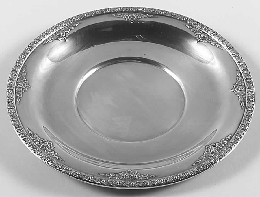 Normandie (Sterling, 1933, Hollowware) Sterling Sandwich Plate by Wallace Silver-1