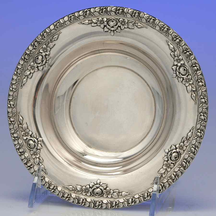 Normandie (Sterling, 1933, Hollowware) 6" Bon Bon Bowl by Wallace Silver-1