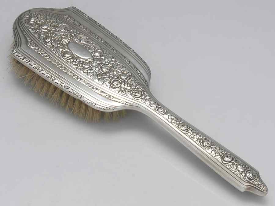 Normandie (Sterling, 1933, Hollowware) Hair Brush by Wallace Silver-1