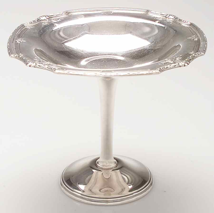Princess Anne (Sterling, 1926, Hollowware) Round Compote (Height X Width) by Wallace Silver-1