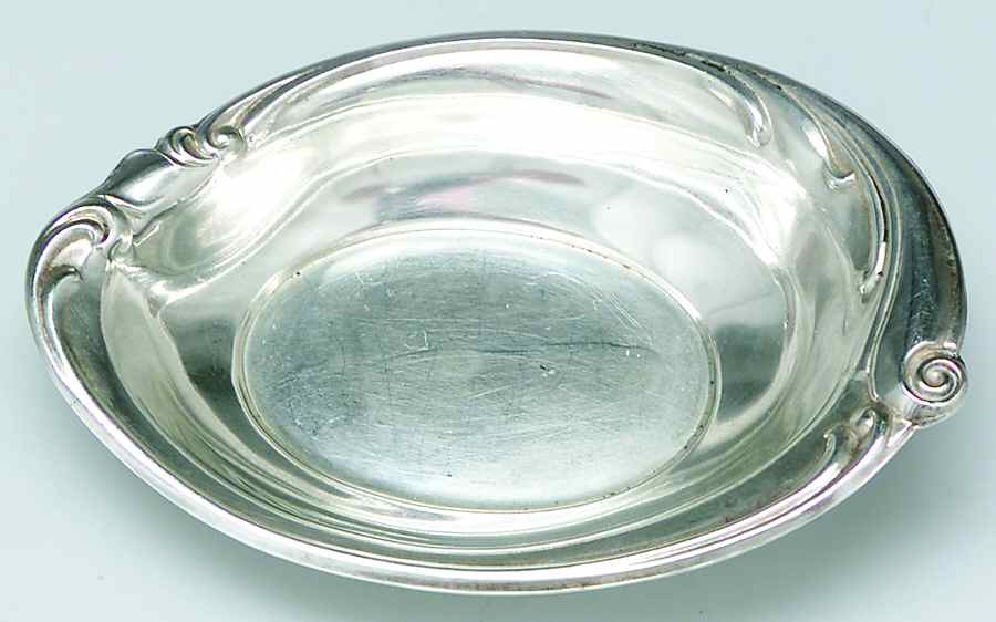 Silver Swirl (Sterling, Hollowware) Nut Dish by Wallace Silver-1
