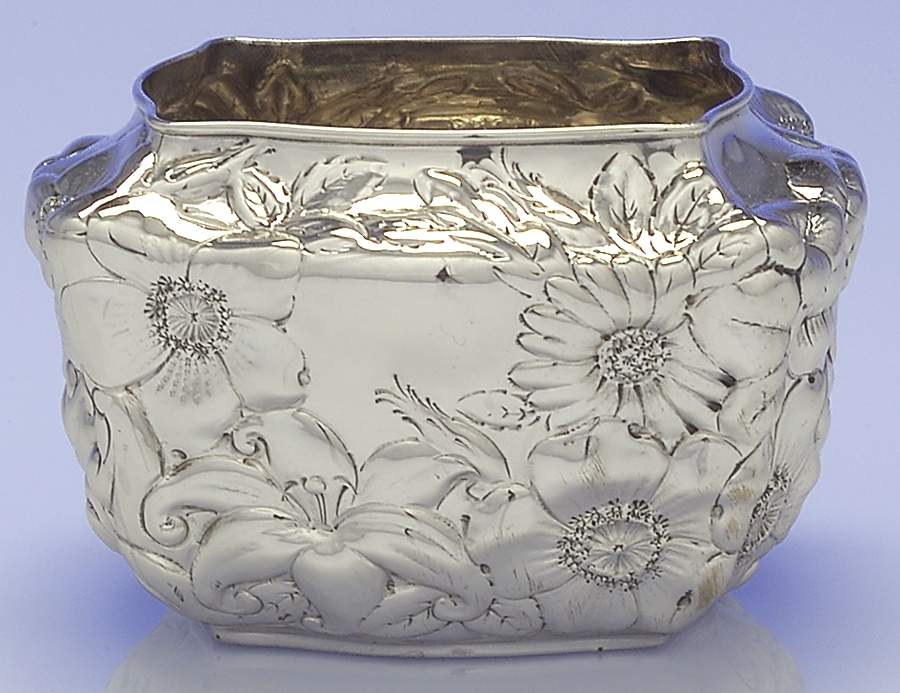 Lily (Sterling, 1902, Old Estate, Hollowware) Waste Bowl by Whiting Manf Co-1