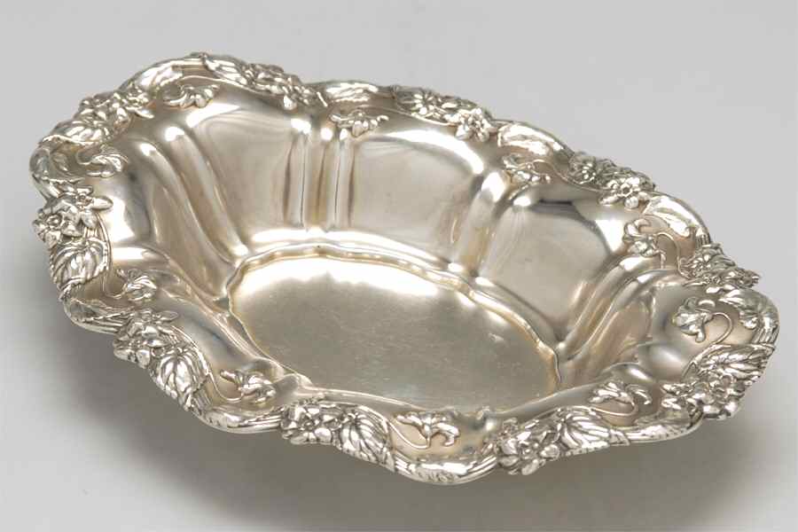 Violet (Sterling, 1905, Hollowware) 7" Bon Bon Bowl by Whiting Manf Co-1