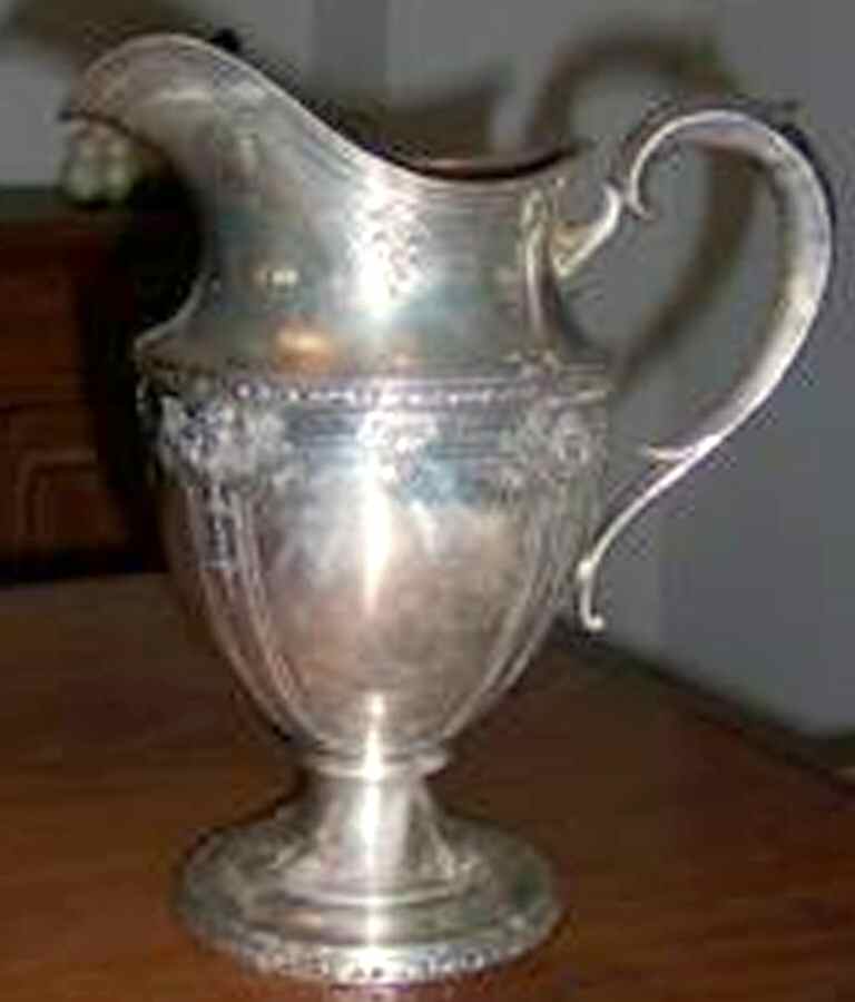 Navarre (Sterling, 1908, Hollowware) 64 Oz Sterling Water Pitcher by Watson-1