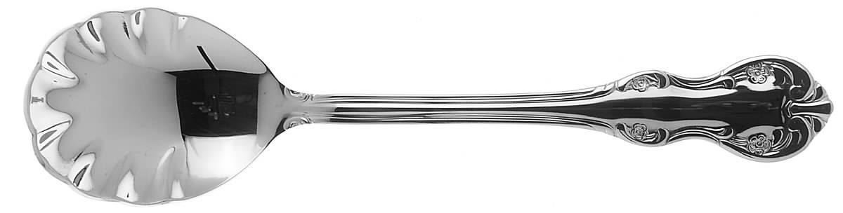 Continental Camden (Stainless) Sugar Shell Spoon by Wallace Silver-1