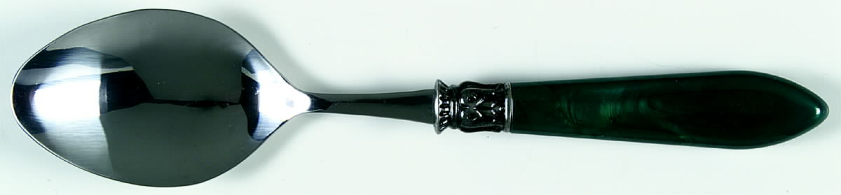 St Moritz - Green (Stainless) Tablespoon (Serving Spoon) by Wallace Silver-1