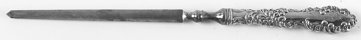 Waverly (Sterling, 1890) Small Steel Rod Sharpener Knife by Wallace Silver-1