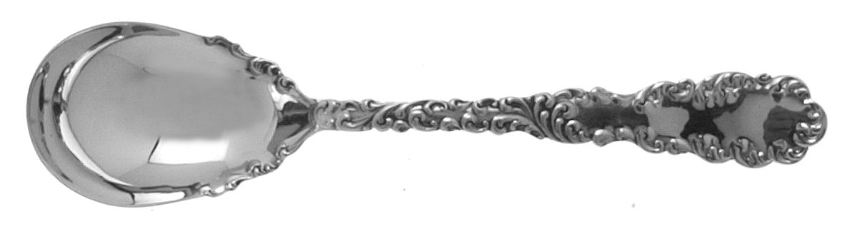 Waverly (Sterling, 1890, Monograms) Sugar Spoon by Wallace Silver-1