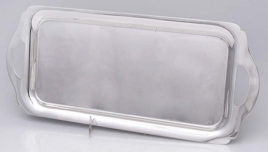 Antique (Sterling, Hollowware) Sterling Demitasse Tray by Wallace Silver-1