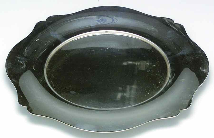 Antique (Sterling, Hollowware) Dinner/Service Plate by Wallace Silver-1