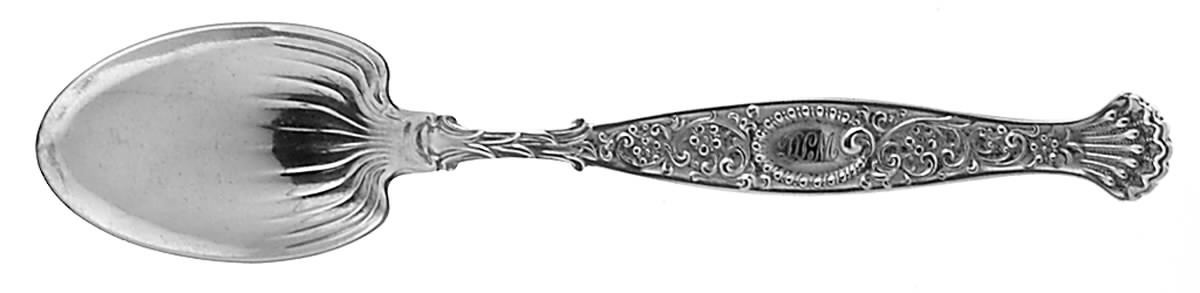 Hyperion (Sterling, 1888, Monograms) Teaspoon by Whiting Manf Co-1