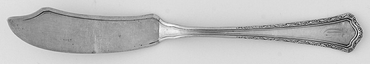 Madison (Sterling, 1913) Flat Handle Master Butter Knife by Wallace Silver-1