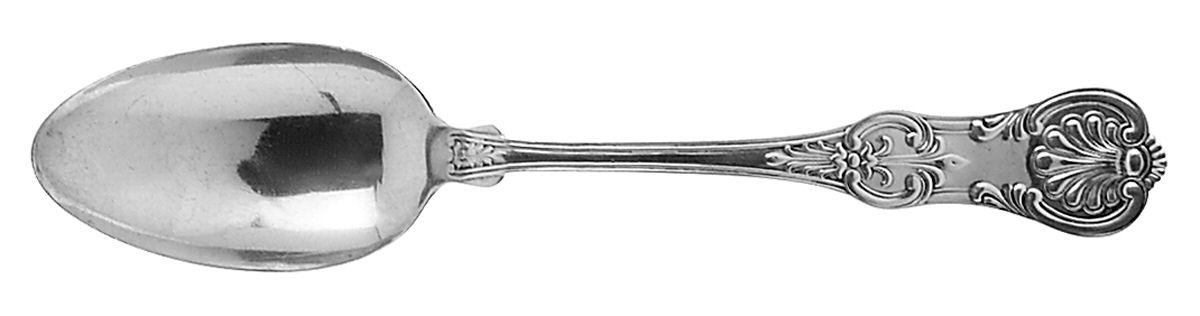 Old King (Sterling, 1890, Monograms) Tablespoon (Serving Spoon) by Whiting Manf Co-1