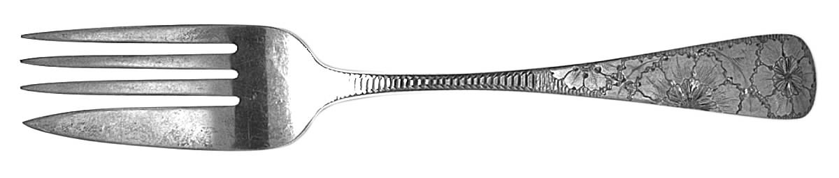WMW1 (STERLING) Medium Solid Cold Meat Serving Fork by Wm Wilson & Son-1