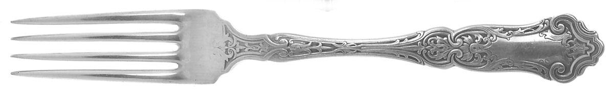 Cardinal (Silverplate, 1907, Monograms) Fork by Wallace Silver-1