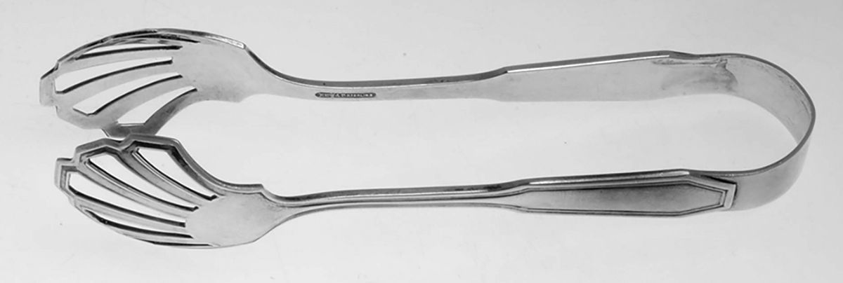 Somerset (Sterling, 1913) Small Ice Serving Tongs by Wallace Silver-1