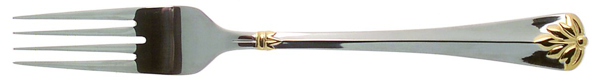 Golden Interlude (Stainless, Gold Accent) Fork by Wallace Silver-1