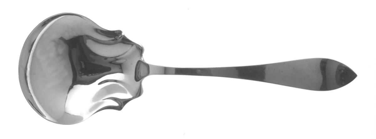 WED17 (STERLING) Solid Smooth Casserole Spoon by Weidlich Silver-1