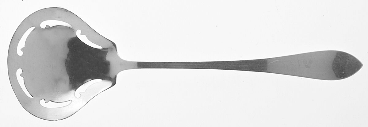 WED17 (STERLING) Almond Scoop Solid Piece by Weidlich Silver-1