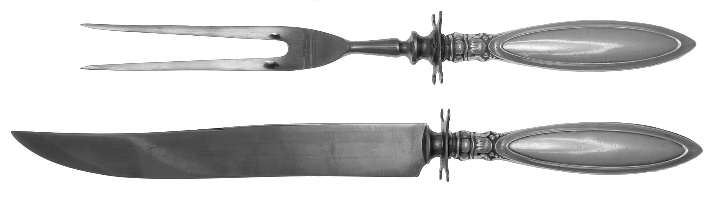 WSC21 (STERLING) Small Stainless Blade 2-Piece Steak Carving Set by Webster Co-1