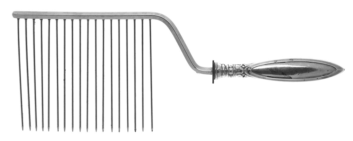 WSC21 (STERLING) Cake Breaker with Silverplate Prongs by Webster Co-1