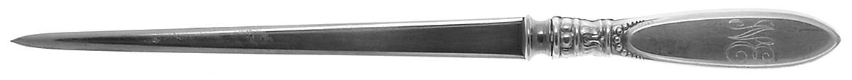 WSC21 (STERLING) Letter Opener with Stainless Blade by Webster Co-1