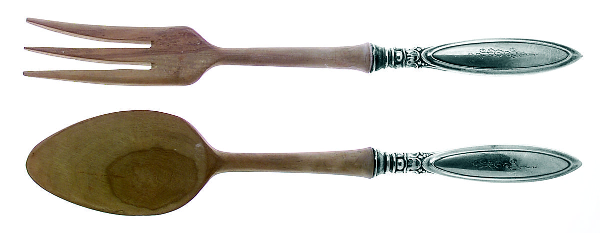 WSC21 (STERLING) Wooden Bowl 2 Piece Salad Set by Webster Co-1