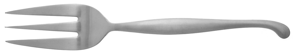 Courbe (Stainless) Medium Solid Cold Meat Serving Fork by WMF Flatware-1