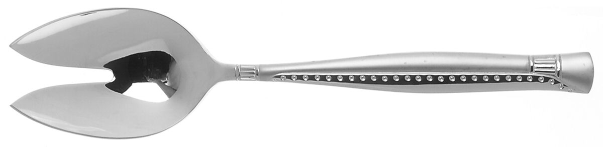 RIVETS-GLOSSY-SATIN (STAINLESS) Solid Salad Serving Fork by WMF Flatware-1