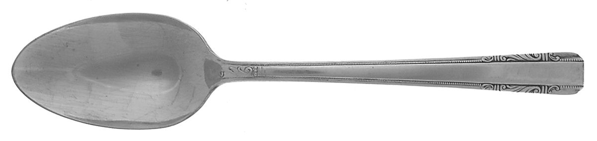 Personality (Silverplate, 1938, Monograms)    Tablespoon (Serving Spoon) by Wallace Silver-1
