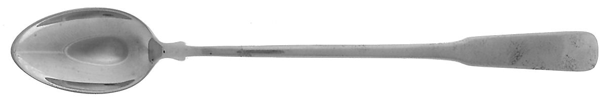 Colonial Fiddle (Sterling, 1925) Iced Tea Spoon by Watson-1