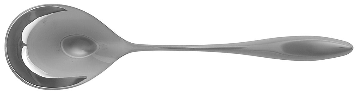 Metropolitan (Stainless) Round Bowl Soup Spoon (Gumbo) by Wedgwood Silver-1