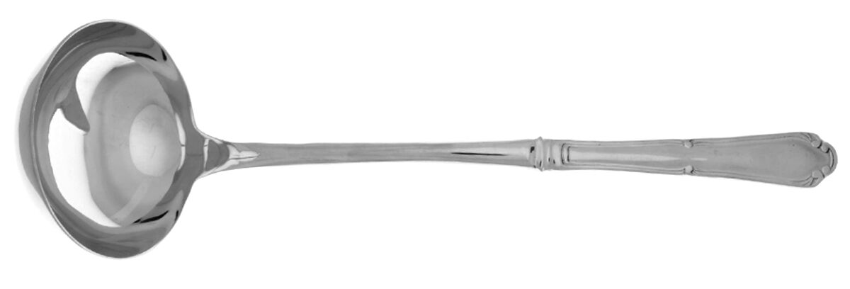 Empire (Stainless, Glossy) Soup Ladle with Stainless Bowl HC by Wallace Silver-1