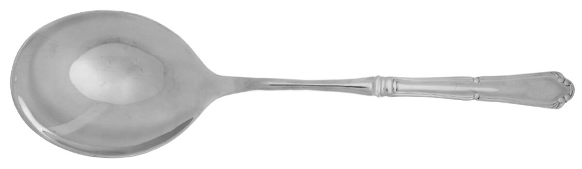 Empire (Stainless, Glossy) Casserole Spoon with Smooth Stainless Bowl HC by Wallace Silver-1