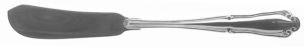 Empire (Stainless, Glossy) Flat Handle Master Butter Knife by Wallace Silver-1
