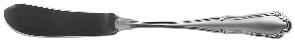 Empire (Stainless, Frosted) Flat Handle Master Butter Knife by Wallace Silver-1