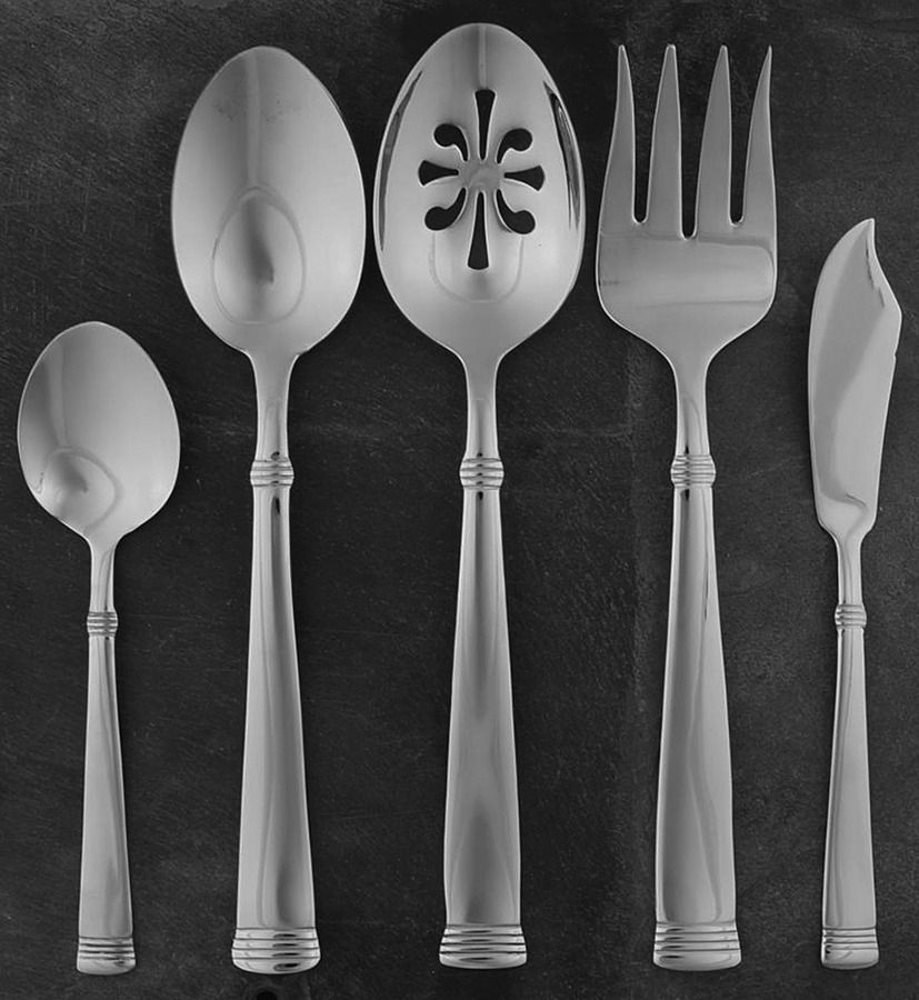 Napoli (Stainless) 5 Piece Hostess Set by Wallace Silver-1