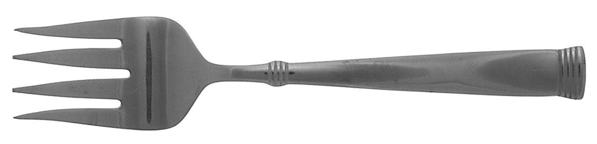 Napoli (Stainless) Medium Solid Cold Meat Serving Fork by Wallace Silver-1