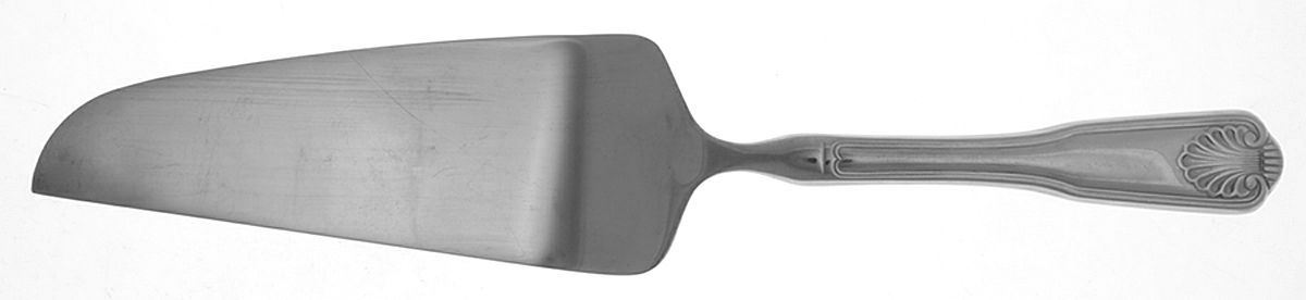 Country Shell (Stainless) Pie and Cake Server, Solid Piece by Wallace Silver-1