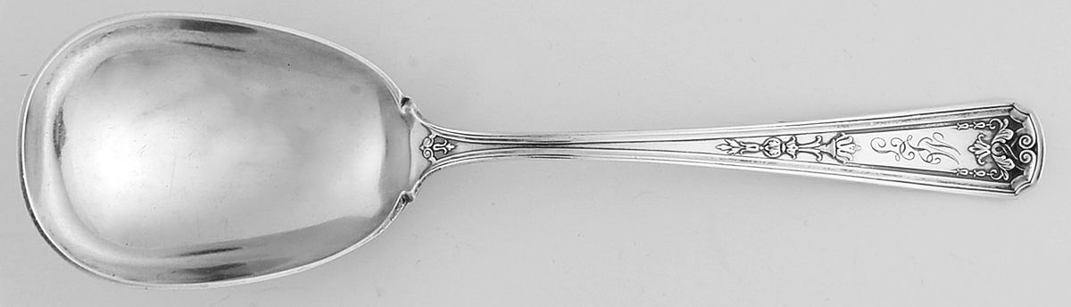 Oriana (Sterling, 1916) Large Jelly Spoon by Whiting Manf Co-1