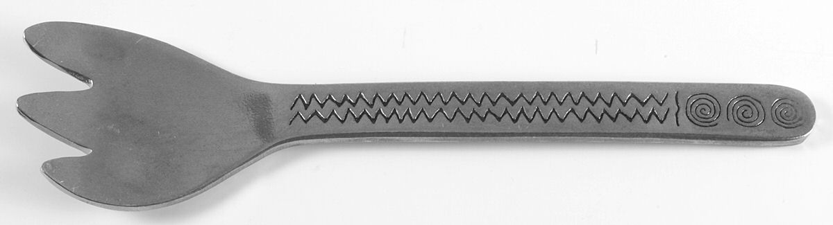 Reggae (Armetale, Hollowware) Solid Salad Serving Fork by Wilton Armetale-1