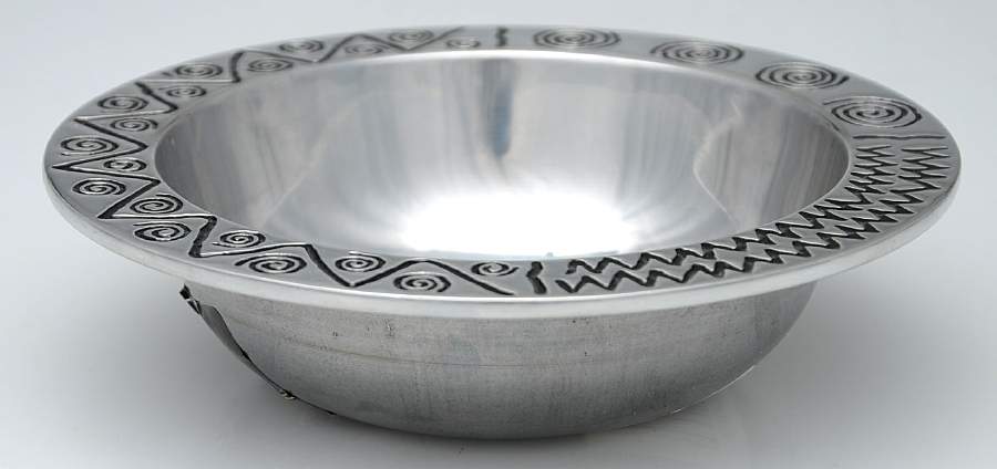 Reggae (Armetale, Hollowware) 5" Round Dipping Bowl by Wilton Armetale-1