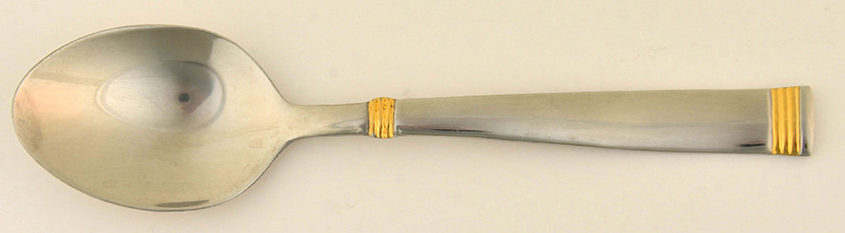 Golden Napoli (Stainless, Gold Accent) Teaspoon by Wallace Silver-1