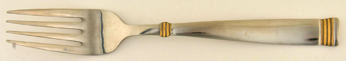 Golden Napoli (Stainless, Gold Accent) Individual Salad Fork by Wallace Silver-1