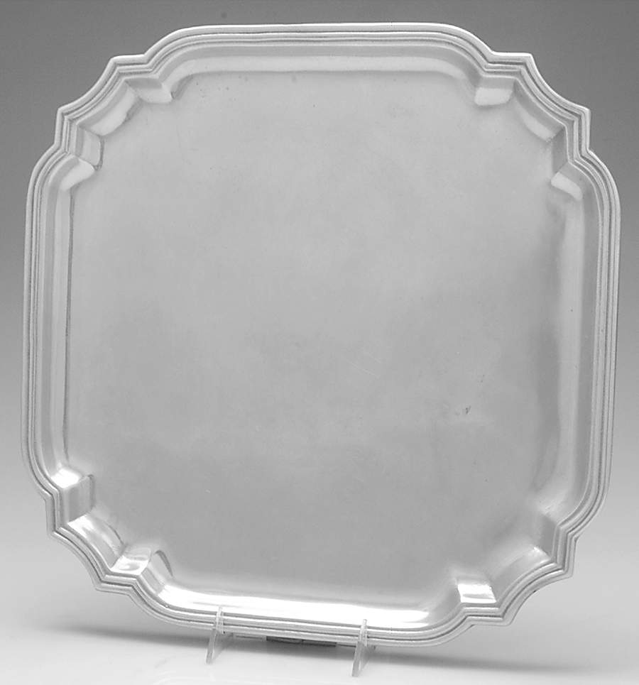 Gadroon (Armetale, Hollowware) 14" Square Platter by Wilton Armetale-1